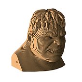 Конструктор из картона Декоративный бюст - 3D Халк/Hulk - 1