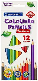 Карандаши цветные «Premium», Brauberg, 3,3 мм, 12 цветов