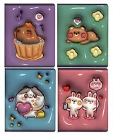 Тетрадь в клетку Be positive, "Kawaii. Зверюшки 3D", 48 листов, в ассортименте