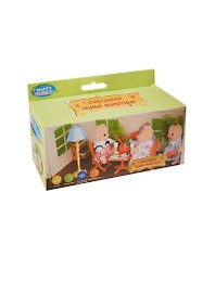 Игра набор Счастливая семья животных (5806) (EJ80271R) (свет/звук) (русифиц) (3+) (коробка)