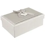 Подарочная коробка «Металлик серебро», большая