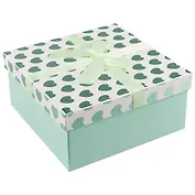 Подарочная коробка «Мятные сердечки», 20 х 20 см