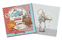 Набор салфеток для декупажа "Выпечка и кофе" 2шт.