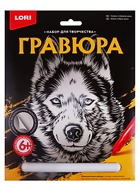 Гравюра большая LORI Сибирский хаски Гр-603