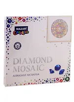 Алмазная мозаика MAZARI Орнамент 15 , 30х30см частичная выкладка, стразы разного размера