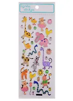 Наклейки эпоксидные Зверюшки микс JYG1087-JYG1021