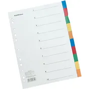 Разделитель А4 10цв Erich Krause