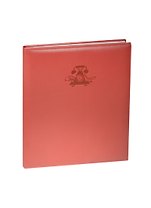 Алфавитная книга А5+ 89л 175*205 "Виннер" красная, кожзам, поролон, офсет, Escalada