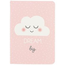 Записная книжка «Dream big» А7, 30 листов в клетку, сшивка