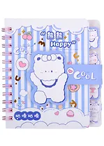 Записная книжка А6 65л "Cool" на липучке