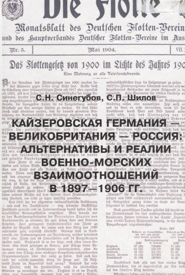 

Кайзеровская Германия - Великобритания-Россия: Альтернативы и реалии военно-морских отношений в 1897
