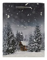 Пакет А5 22*18*10 "Ночная сказка" Новый год, бум.мат.