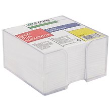 Блок для записей, 90х90 мм, белый, СТАММ