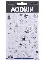 Наклейки объемные Муми-тролли 110х200