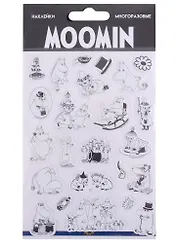 Наклейки объемные Муми-тролли 110х200