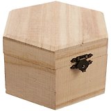 Набор для творчества. Шкатулка для росписи Многоугольная 7,8*14*12/7,4*13,5*11,7 (дерево)