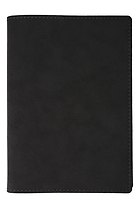 Книга для записей А5 112л нелин. "Portfolio" кож.зам., черная