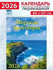 Календарь 2026г 460*600 «Морские просторы» настенный, на спирали