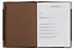 Записная книжка А6 80л кл. "SILVER. Коричневый" 7БЦ, обл.кож.зам, тиснение серебр.фольгой, 2 ляссе - 2