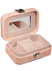 Шкатулка для драгоценностей с зеркалом Девочка (13х9х5) кожзам (6711016)