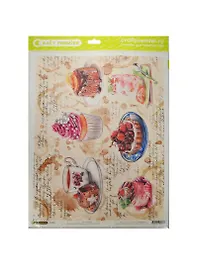 Рисовая бумага для декупажа Craft Premier Сластена (CP09873) (А3) (25г/м) (упаковка)