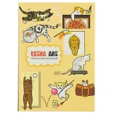 Ежедневник недат, А5 128 л. "Extra Art. Коты-шалуны" 7БЦ, матовая ламинация