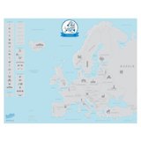 ФАЙНДИЗАЙН  Карта путешественника Scratch Европа LUKEU
