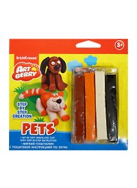 Пластилин мягкий «Pets», 4 цвета, Erich Krause