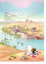 Папка-конверт на кнопке А6 Comix TRAVELLING Египет