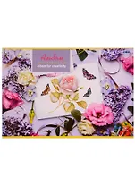 Альбом для рисования BG, Floral creativ, А4, 24 листа, на скобе, в ассортименте