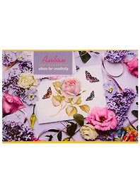 Альбом для рисования «Floral creativ» BG А4, 24 листа, скрепка, в ассортименте