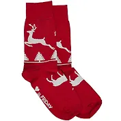 Дизайнерские носки «Олени красные», размер 38–41