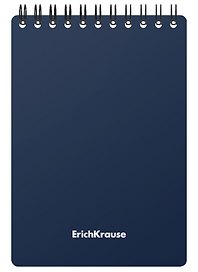 Блокнот А6 60л кл. "Classic" пласт.обл., спираль, ассорти, ErichKrause 