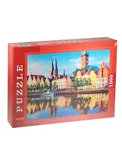 Пазлы 1000 Европейский город (П1000-0612) (670х470) (3+) (коробка)