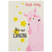 Книга для записей «New way. Лама», 80 листов, А5