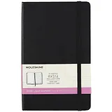 Книга для записей А5 120л лин./нелин."CLASSIC DOUBLE Large" тв.обл., черный, ляссе, инд.уп., Moleskine