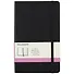 Книга для записей А5 120л лин./нелин."CLASSIC DOUBLE Large" тв.обл., черный, ляссе, инд.уп., Moleskine - 0