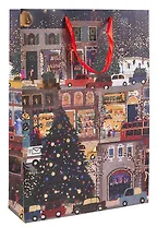 Пакет А3 46*33*10 "Новогодний город" НГ, бум.мат.ламинат