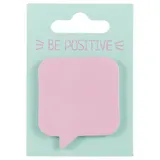 Стикеры «Be positive. Сноска» розовые, 45 х 51 мм