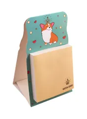 Блок бумаги самоклеящийся "Queen corgi", 7 х 7 см