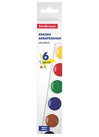 Акварельные краски «Basic» 6 цветов, Erich Krause