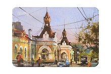 Магнит картон Вокзал Пермь I (Пермь) (МК/171/004)