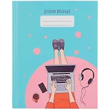 Дневник для средних и старших классов Unnika, "Дневник школьницы. Дизайн 2 (21)"