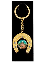 Брелок Подкова Кострома (металл цв.золото)