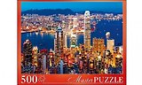 Пазл Masterpuzzle 500 эл.50*34,5см. Ночной Гонконг ГИМП500-6159