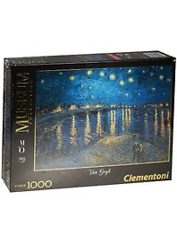 Пазл Clementoni Museum 1000 эл. 69*50см. Ван Гог Звёздная ночь над Роной
