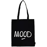 Сумка-шоппер Mood (черная,-бежевая) текстиль 40см.*32см.