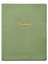 Дневник шк. "Feeling", зеленый, иск.кожа, интегр.переплёт, тиснение золотой фольгой, ляссе