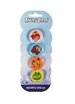 Магниты Angry Birds (84458) (4шт) (30мм) (блистер)