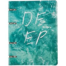 Тетрадь на кольцах «Deep inside» 100 листов в клетку, А5, сменный блок - Listoff
